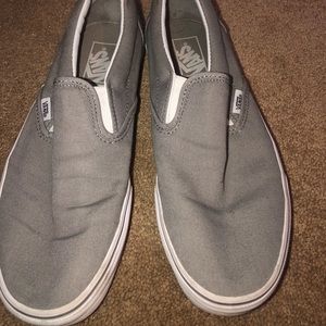 Grey vans sneakers